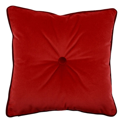 Luxurious cushion rectangular Carrè in multicolor/pattern fabric