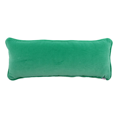 Luxurious cushion rectangular Arlecchino in solid color velvet