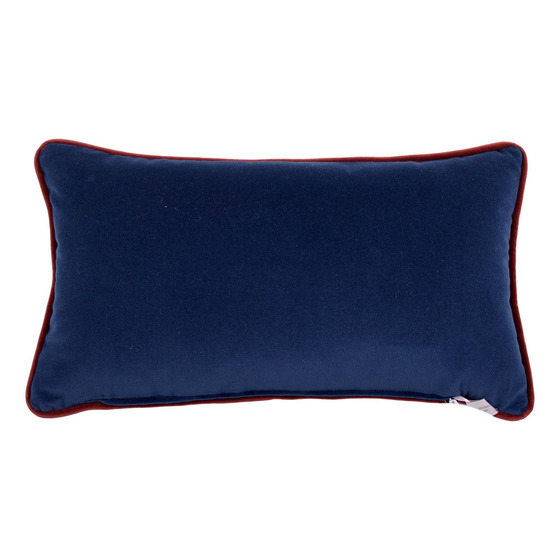 Luxurious cushion rectangular Longue in solid color velvet