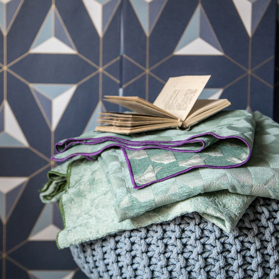 Plaid in designer fabric
