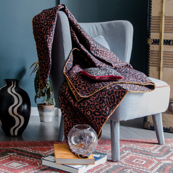 Plaid in tessuto pregiato