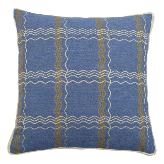 Luxurious cushion square Giap in geometric fabric