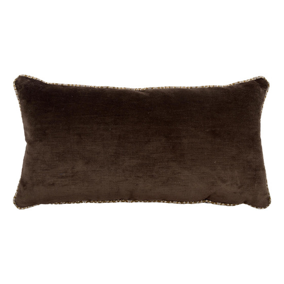 Cuscino d'arredo rettangolare Longue in Velluto di Lino multicolor/fantasia
