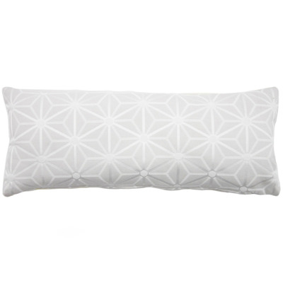 Luxurious cushion rectangular Arlecchino in multicolor/pattern fabric