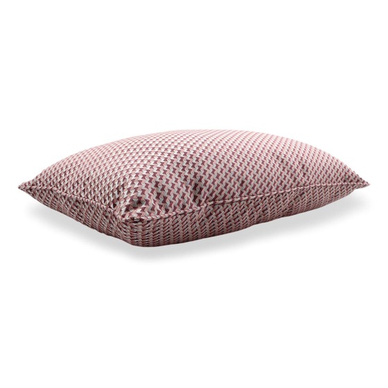 Luxurious cushion rectangular Longue in multicolor/pattern fabric