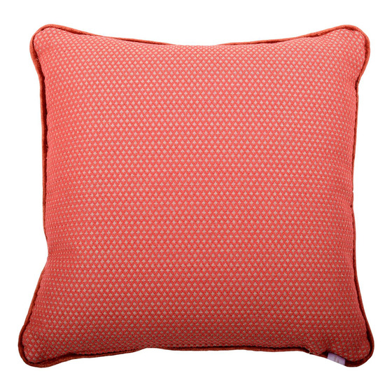 Luxurious cushion rectangular Longue in false unit fabric