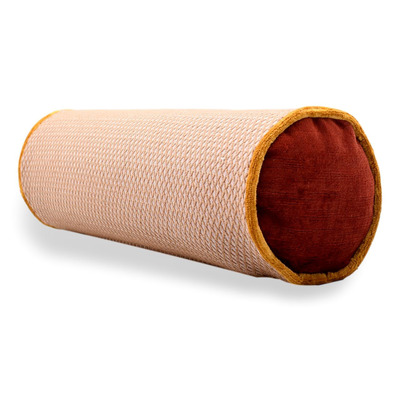 Luxurious cushion roll Rullo in false unit fabric
