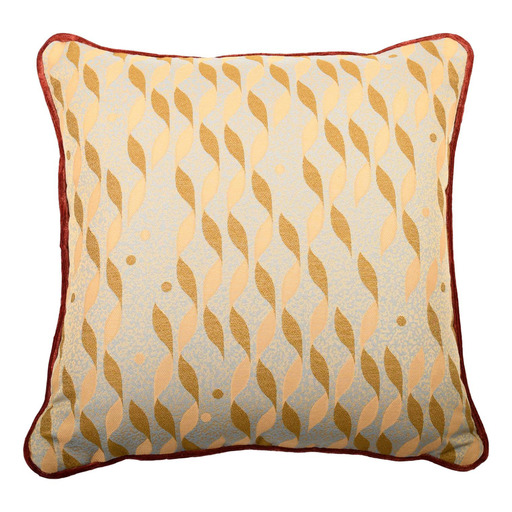 Luxurious cushion square Carrè in multicolor/pattern fabric