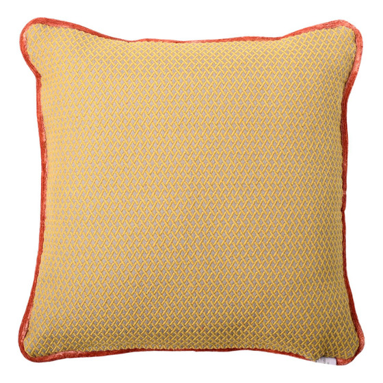 Luxurious cushion rectangular Longue in false unit fabric