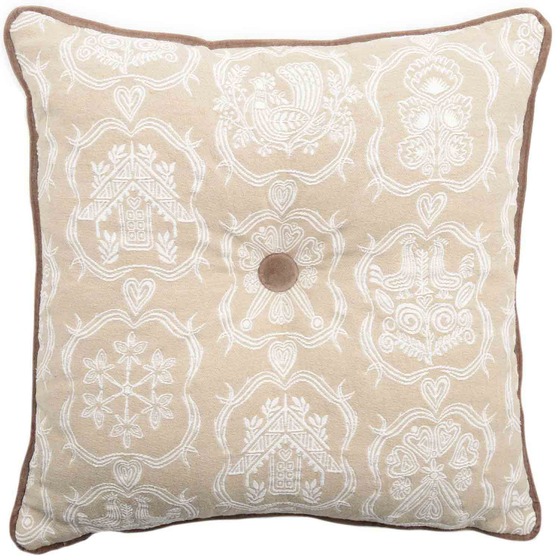 Cuscino d'arredo quadrato Carrè in tessuto multicolor/fantasia