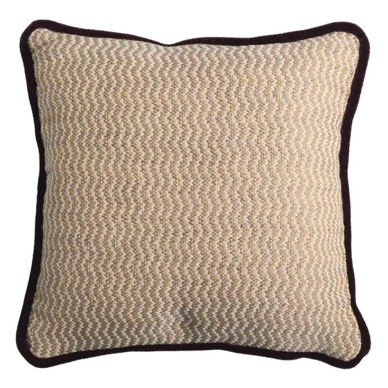 Luxurious cushion square Carrè in false unit fabric