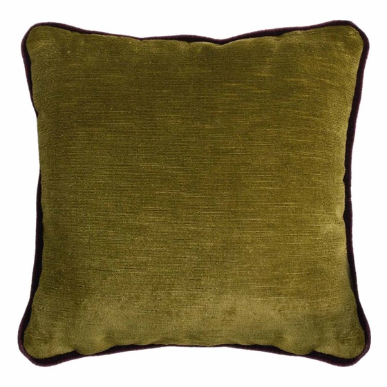 Luxurious cushion square Carrè in false unit fabric