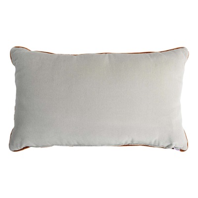 Luxurious cushion rectangular Longue in geometric fabric