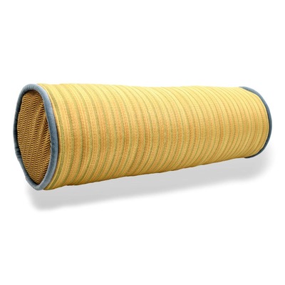 Luxurious cushion roll Rullo in stripes fabric