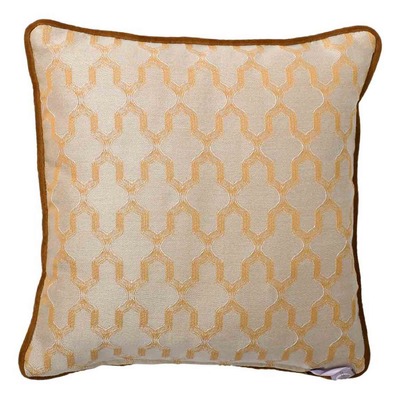 Luxurious cushion square Carrè in multicolor/pattern fabric